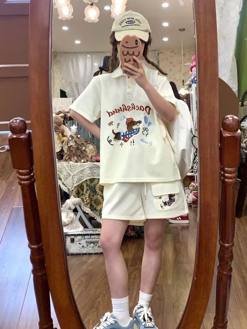 Conjunto de 2 piezas de camisa - Summer Clothing Japan reseña y precio