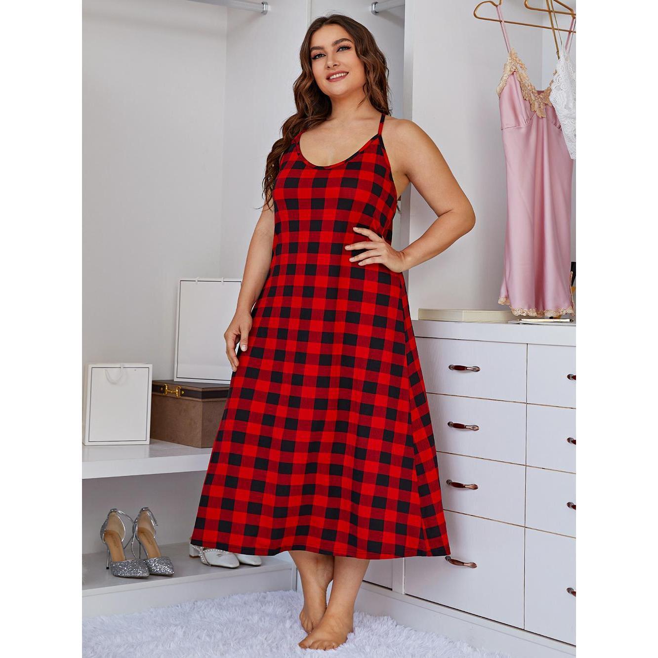 Vestido de dormir de talla gra - Summer Clothing Plus Size Women reseña y precio