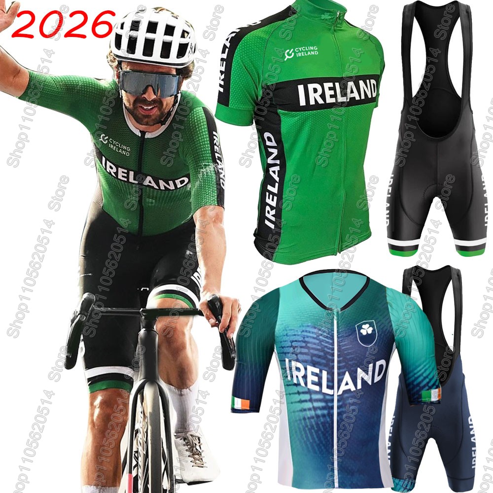 Conjunto de Jersey de Ciclismo - Ireland Summer Clothing reseña y precio
