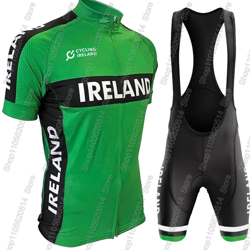 Conjunto de Jersey de Ciclismo - Ireland Summer Clothing reseña y precio